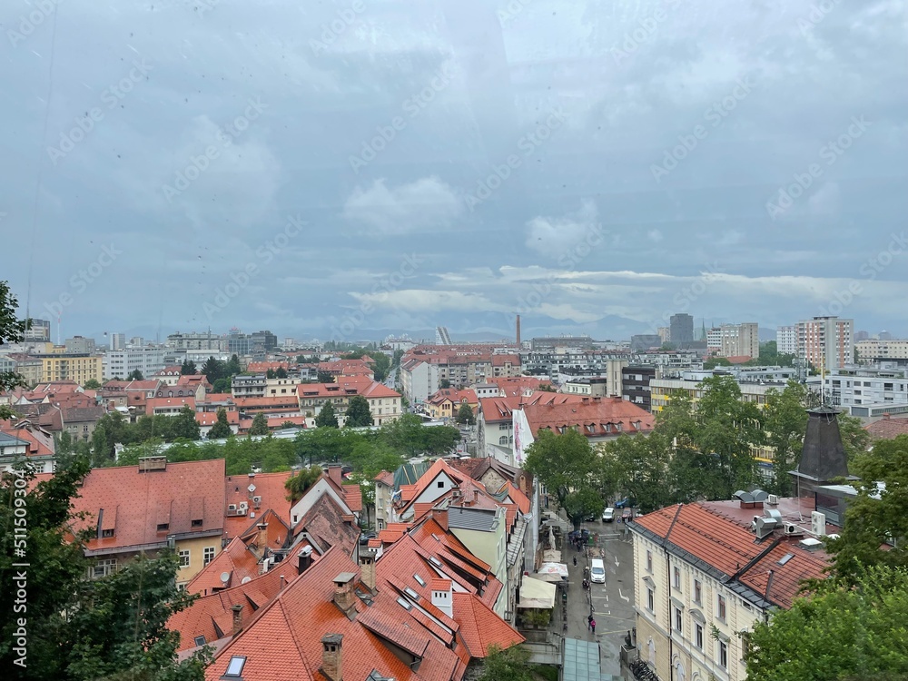 Obraz premium View over city