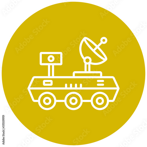 Mars Rover Icon Style