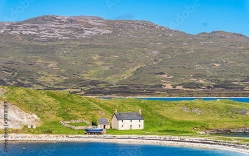 Ard Neakie Lime Kilns on Loch Eriboll, A838, NC500, North Scotland, UK