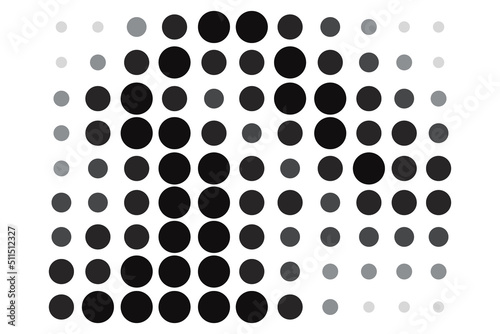 abstract circle background halftone background vector illustration