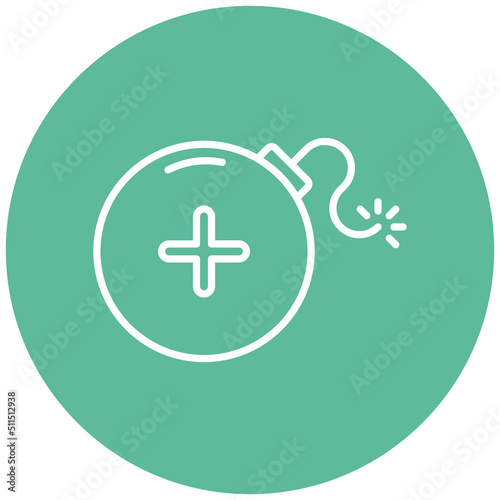 Pirate Bomb Icon Style