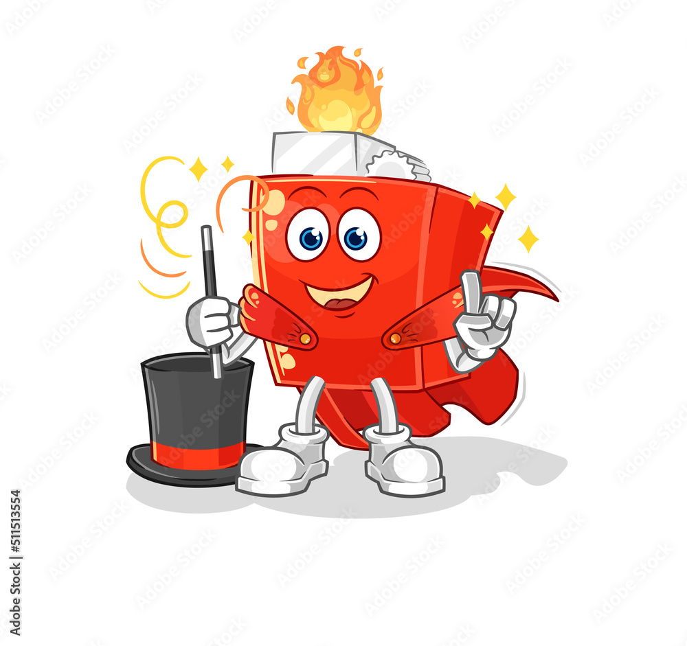 lighter magician illustration. character vector lighter magician illustration. character vector