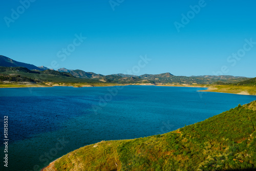 view over the Iznajar reservoir, Andalusia, Spain © nito