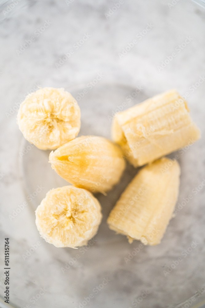 Mashed bananas Mashed bananas