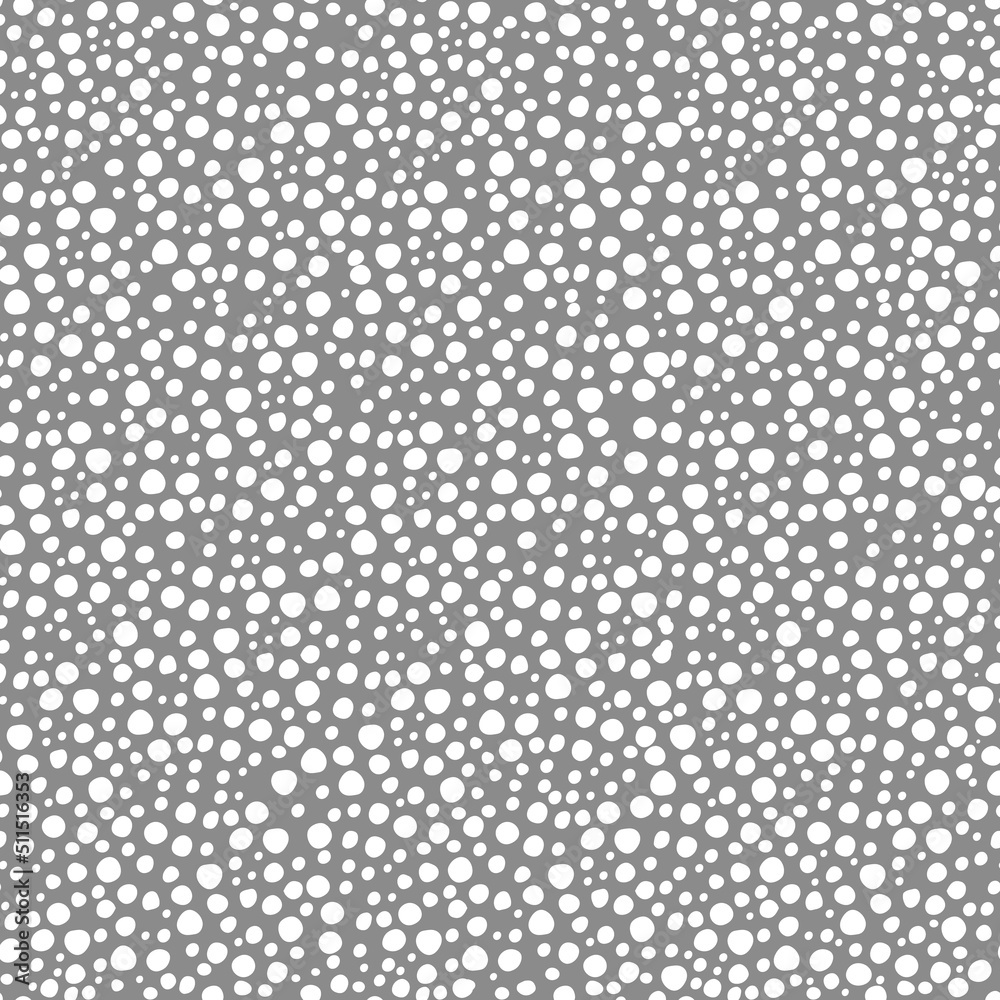 Polka dot pattern with veins. Seamless vector pebbles or polka dots Print of summer mood. Vector printing of fabrics and polygraphy products.