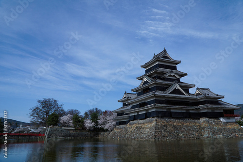 春の国宝松本城
