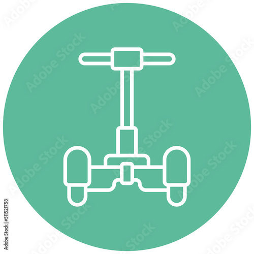 Police Segway Icon Style