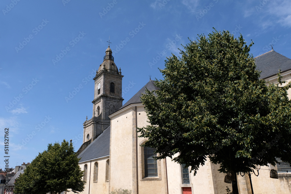 L'église Saint-Patern de la ville de Vannes en Bretagne