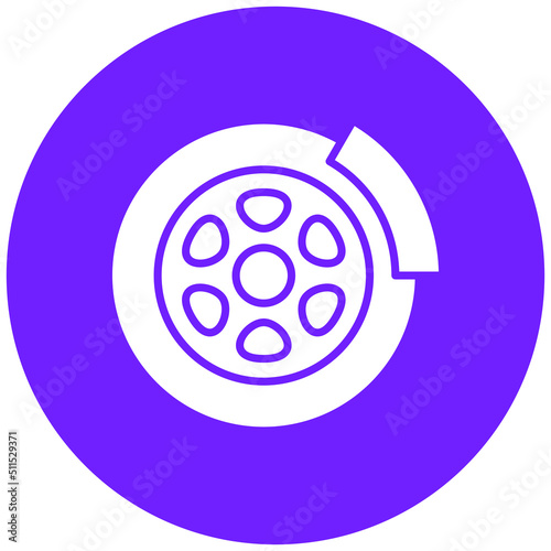 Brake Disc Icon Style