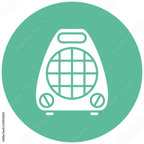 Air Heater Icon Style