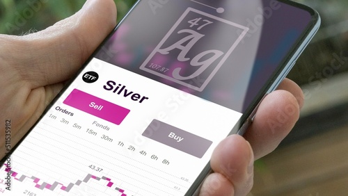 Invest in ETF silver, an investor buys or sell a precious metal etf fund .