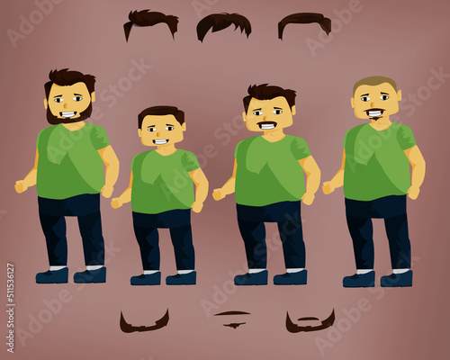 Man Illustration Character Pack