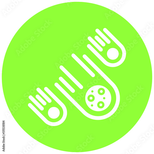 Meteorites Icon Style