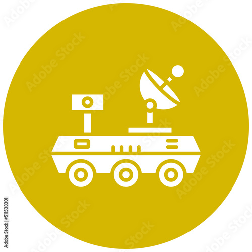 Mars Rover Icon Style