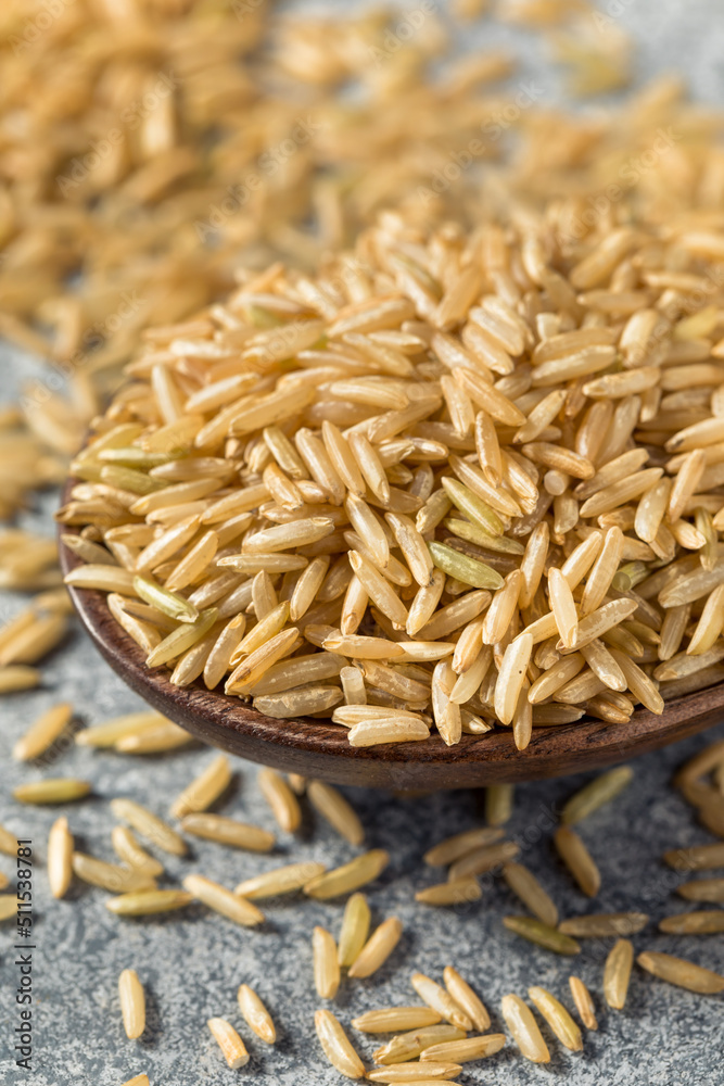 Raw Organic Dry Brown Rice Raw Organic Dry Brown Rice