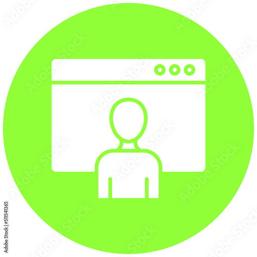Page Visitors Icon Style