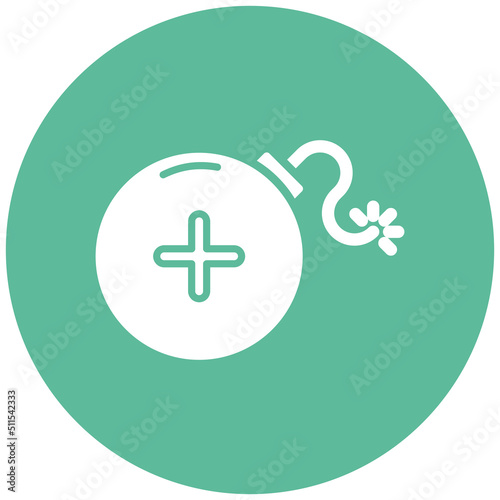 Pirate Bomb Icon Style