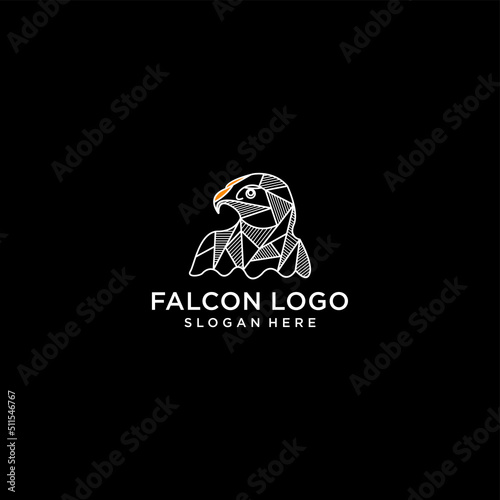 Falcon logo logo icon design vector 