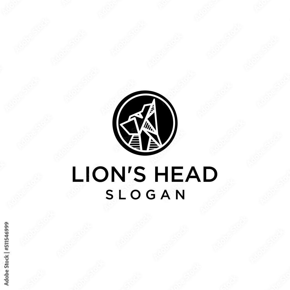 Lion logo icon design vector Lion logo icon design vector
