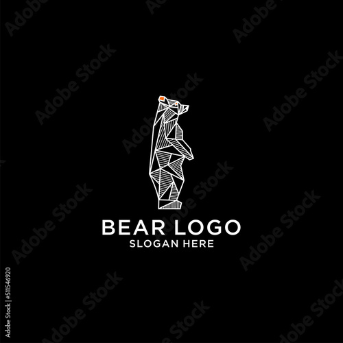 Bear premium logo icon design vector 