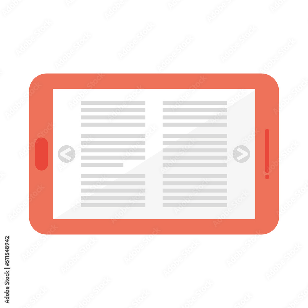 tablet with ebook design tablet with ebook design