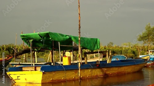 boat on the river