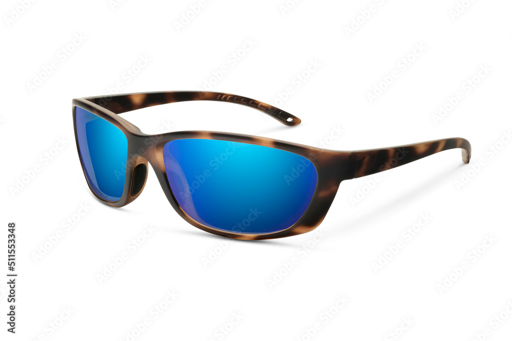 Sunglass | Blue color stylish sunglasses isolated on white background Sunglass | Blue color stylish sunglasses isolated on white background