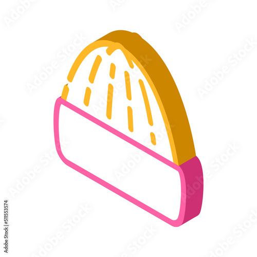 winter season hat isometric icon vector. winter season hat sign. isolated symbol illustration