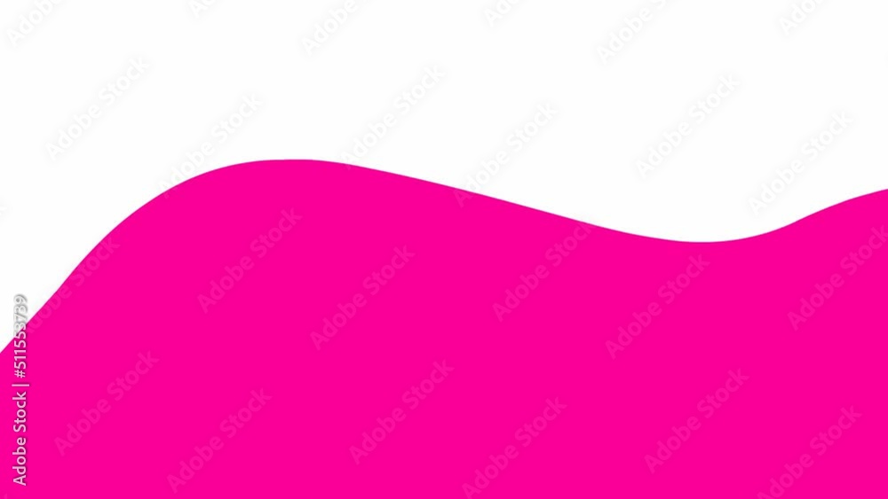 Animated pink spot. background. Looped video. Decorative wave gradually changes shape. Flat vector illustration isolated on a white background. Animated pink spot. background. Looped video. Decorative wave gradually changes shape. Flat vector illustration isolated on a white background.