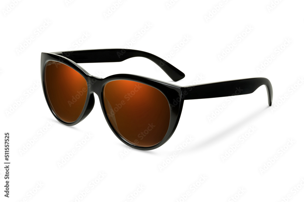 Sunglass | Copper Canyon color stylish sunglasses isolated on white background Sunglass | Copper Canyon color stylish sunglasses isolated on white background