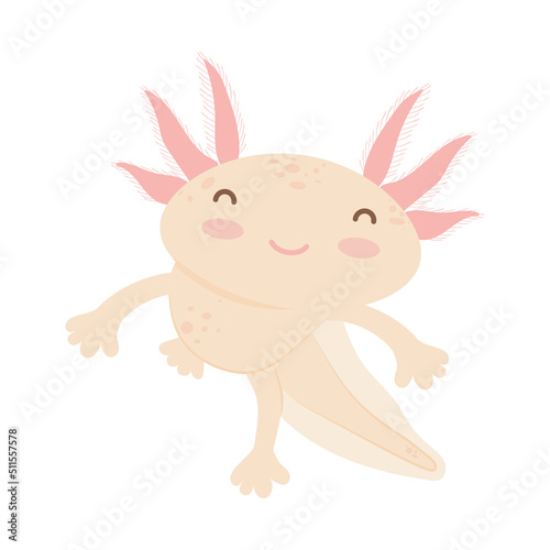 happy axolotl icon image