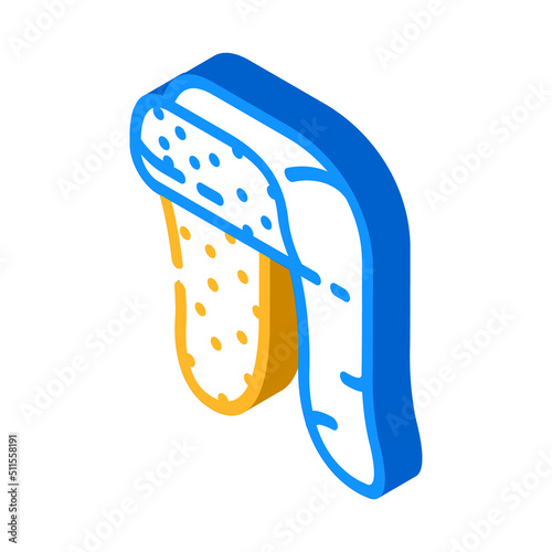 ushanka hat isometric icon vector. ushanka hat sign. isolated symbol illustration