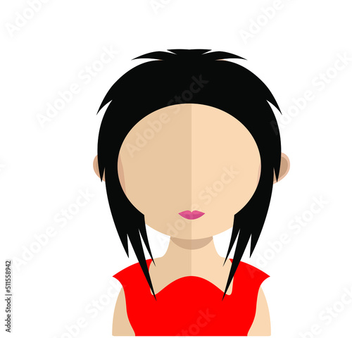 Abstract Boy Avtar Character.In fiction, a character is a person or other being in a narrative vector illustration. many uses for advertising, book page, paintings, printing, mobile wallpaper, mobile.