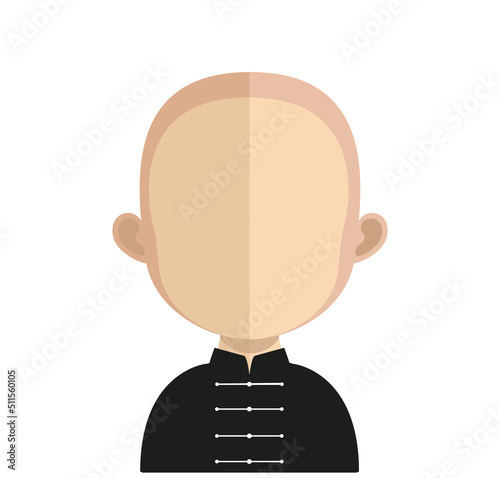 Abstract Boy Avtar Character.In fiction, a character is a person or other being in a narrative vector illustration. many uses for advertising, book page, paintings, printing, mobile wallpaper, mobile.