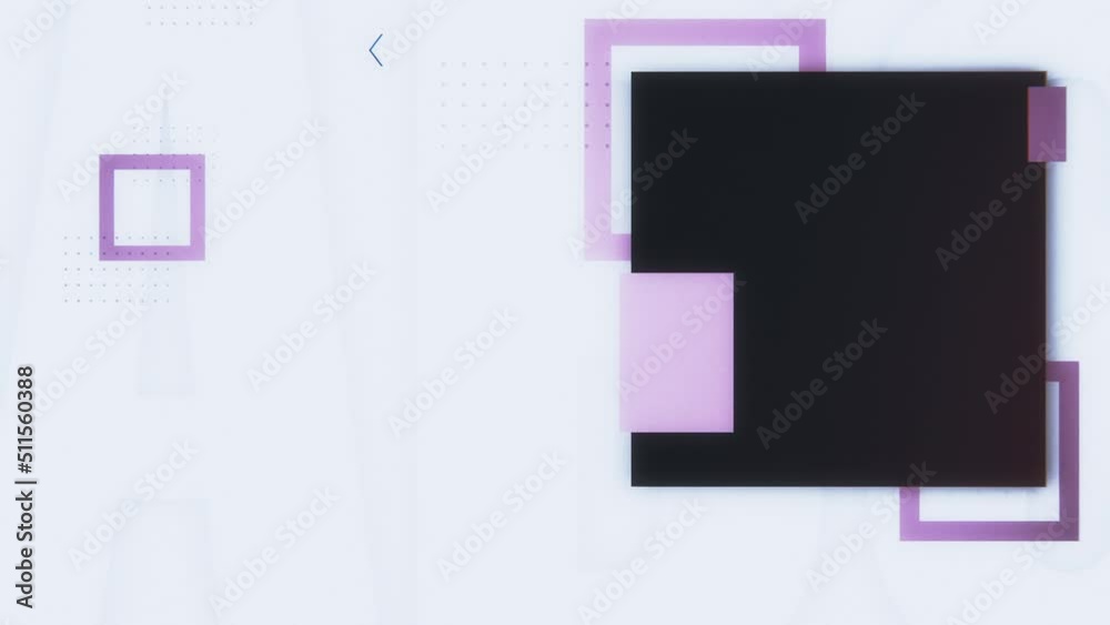 4k 2d abstract flat geometric shapes slideshow template
