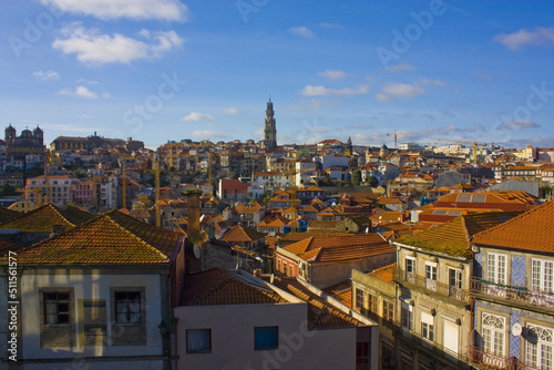 Panorama of Old Town of Porto, Portugal 