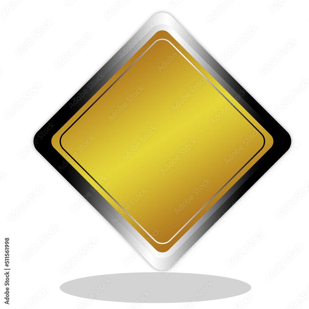Gold button ilustrator image, luxury, sliver.