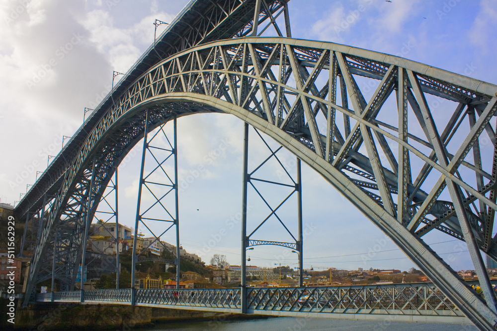 Dom Luis I bridge in Porto, Portugal Dom Luis I bridge in Porto, Portugal