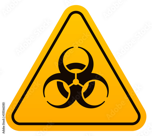 Toxic hazard label. Poisounous risk mark. Safety sign photo