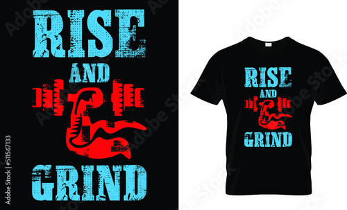 Gym t shirt. Vector typography gym t shirt design for fitness lovers...