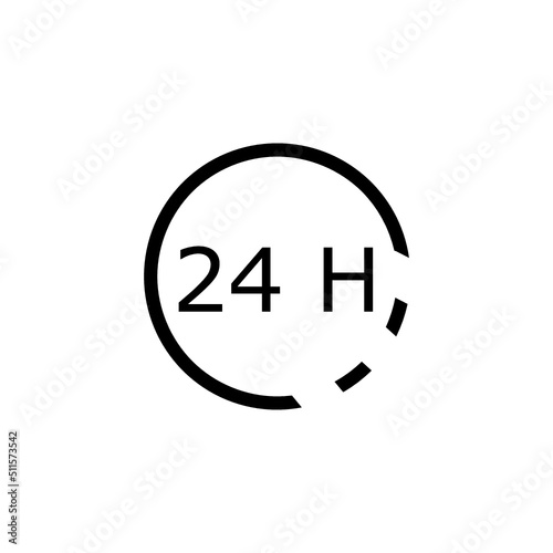 24 hours icon