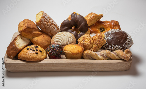 pan de dulce en charola