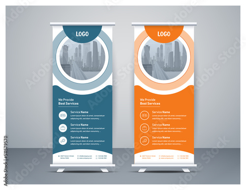Professional, Clean and Modern Corporate Business Roll up Banner Template
