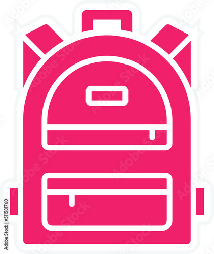 Backpack Icon Style