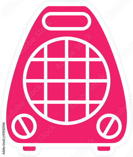 Air Heater Icon Style