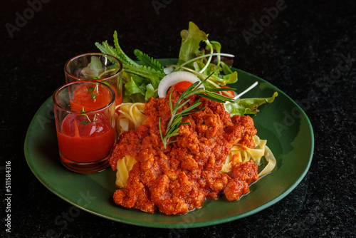 meat with vegetables