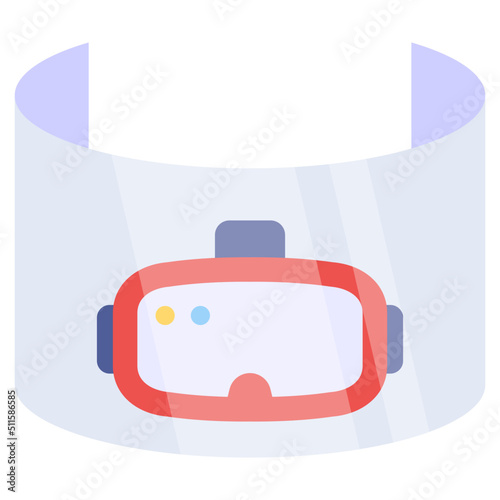 Modern design icon of 3d glasses