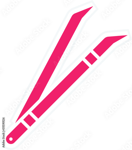 Tweezers Icon Style
