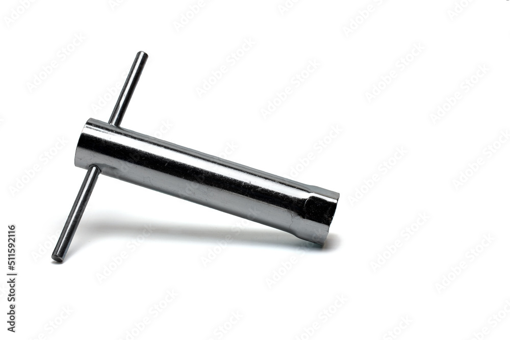 tool hexagonal wrench spark plugs white background tool hexagonal wrench spark plugs white background