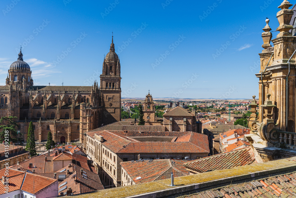 Cathedral of the city of Salamanca, in Spain.